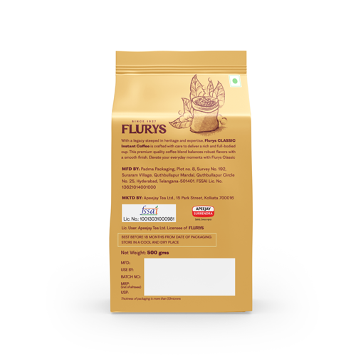 FLURYS Instant Coffee Powder 500g