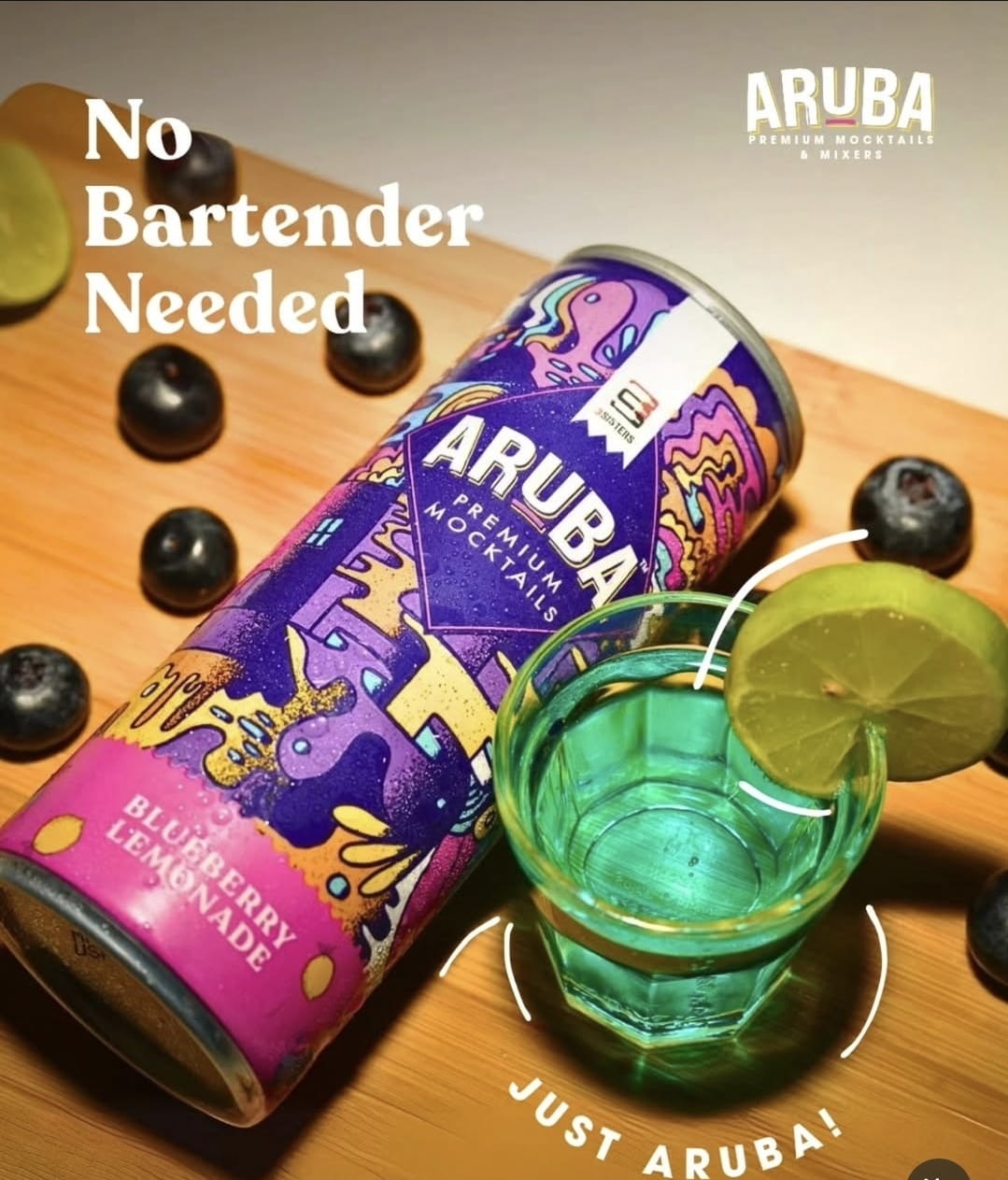 ARUBA Blueberry Lemonade 250ml X 6N